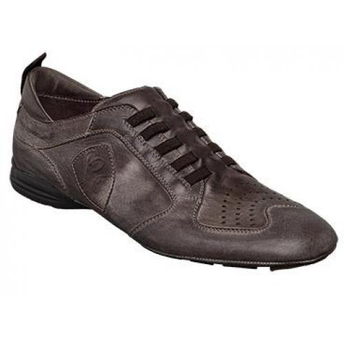 Bacco Bucci "Zola" 2577-20 Brown Genuine Perforated Soft Calfskin Shoes